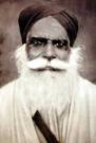 Baba Kharak Singh gives speech