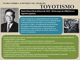 División del trabajo de Japón - Toyorismo