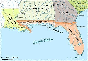 Estados Unidos ocupa Florida