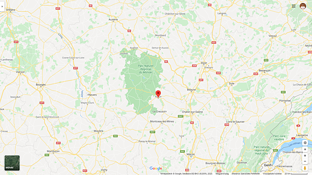 Első útja Franciaországba