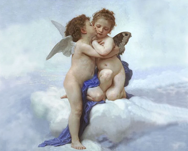 Cupido y Psique, William Adolphe Bouguereau