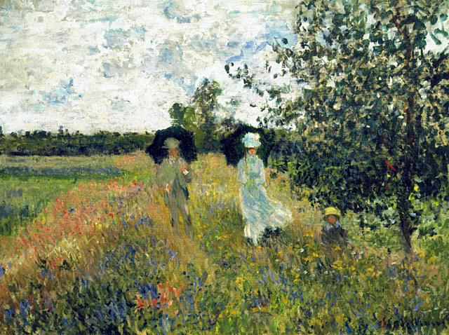 Promenade cerca de Argenteuil, Claude Monet