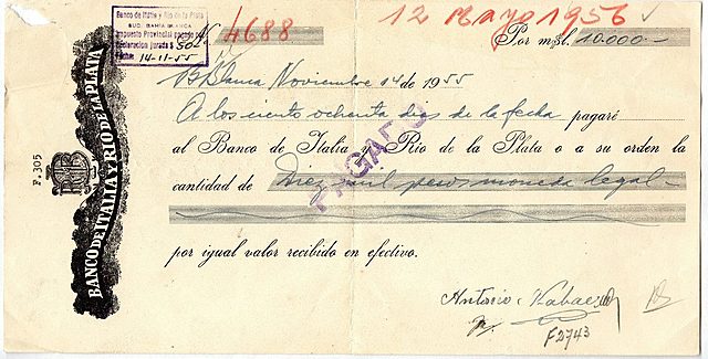 Letras de Cambio y Pagares