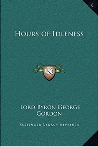 Hours of Idleness, Lord Byron