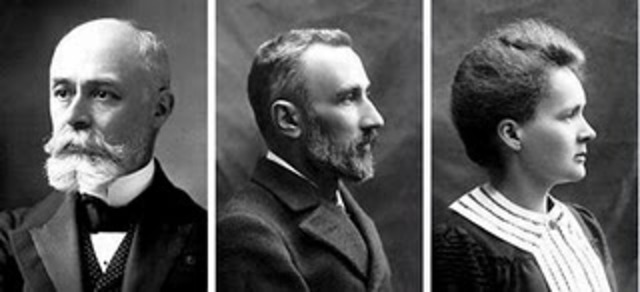 Henri Becquerel, Pierre Curie, Marie Curie Share Nobel Prize