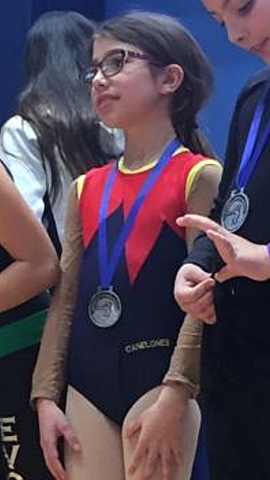 gané mi primera competencia de gimnacia artistica