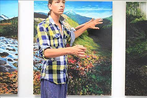 Projet imposé Emmie / Thijme Termaat Flat Eart, Timelapse vidéo  3 min 10, peinture, 2012