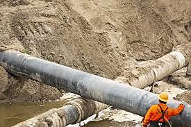 Avance de la construcción de ductos