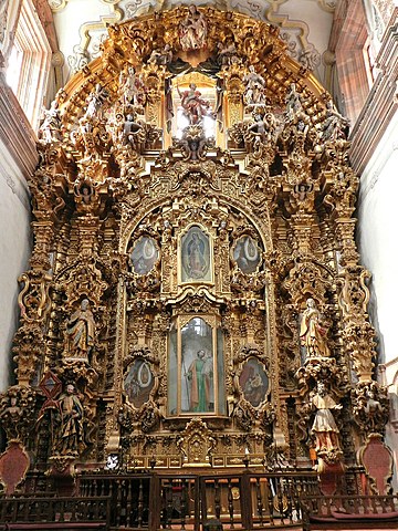Retablo de San Cayetano, La Valenciana, Guanajuato