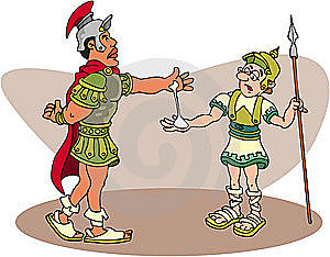 Pago con sal a Romanos