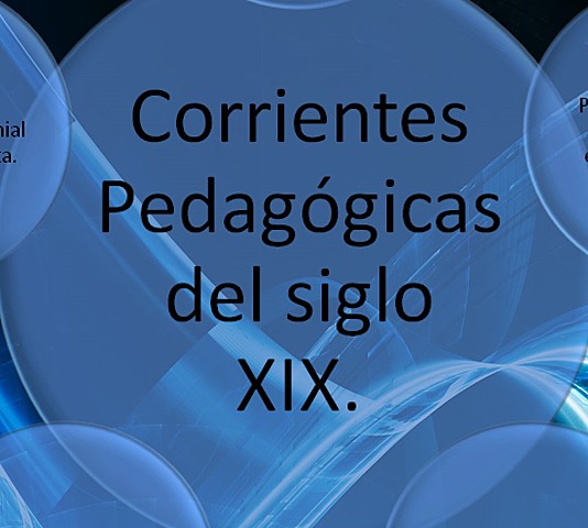 1850: CORRIENTES PEDAGÓGICAS