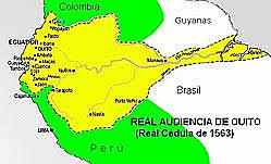 Incorporación de la Real Audiencia de Quito al Virreinato de Santa Fe de Bogotá