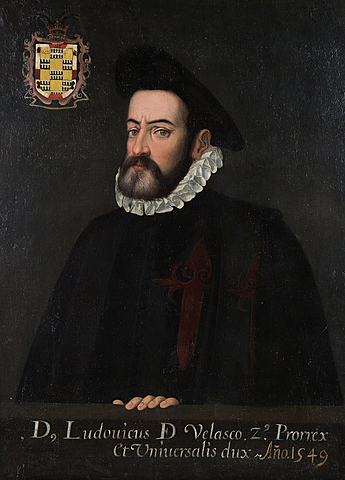 Nombran al virrey Luis de Velasco y Ruiz de Alarcón