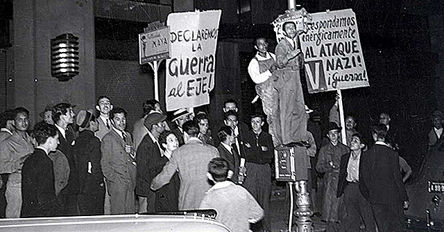 Durante la Segunda Guerra Mundial.