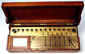 La primera calculadora de producción masiva