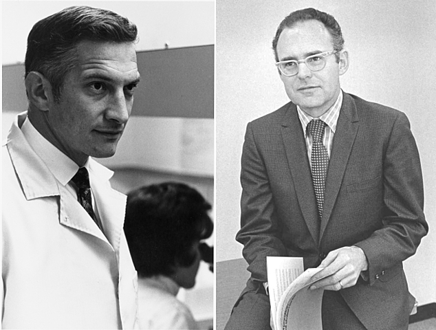Robert Noyce y Gordon Moore