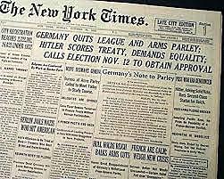 L’Allemagne quitte la Société des Nations