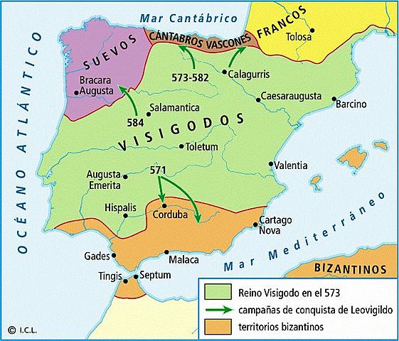 Formación del Reino de Visogodo