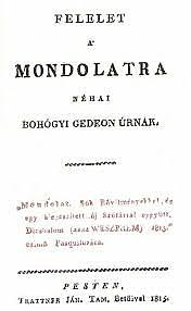 Felelet a Mondolatra
