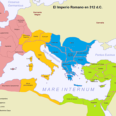 Timeline: Conquistas y anexiones romanas de época imperial: De Augusto a Trajano