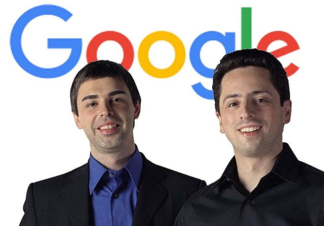 Sergey & Larry fondano Google