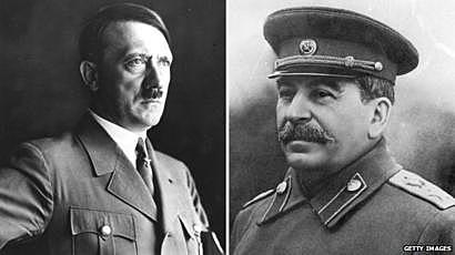 Hitler & Stalin announces the Nazi-Soviet Non-Aggression Pact