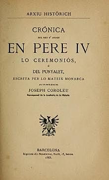 Crònica de Pere el Ceremoniós (1327-1385)