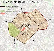 MEDIOLANUM attuale p.za S.Sepolcro -ROMANI