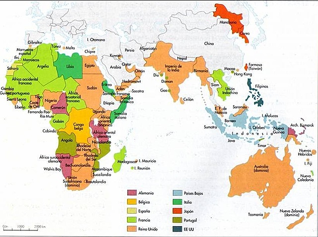 Imperilismo en Africa, Asia y Oceania