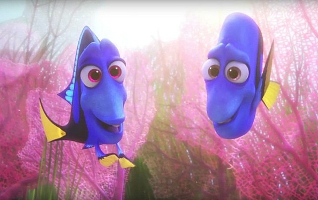 Dory con l'aiuto dei suoi amici riesce a scappare e trovare i suoi genitori