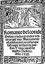Poesía épica: el romancero viejo.