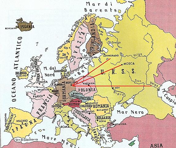 OPERAZIONE BARBAROSSA   INVASIONE DELL'URSS