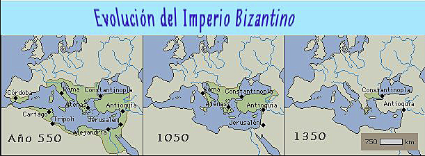 la evolucion del imperio bizantino