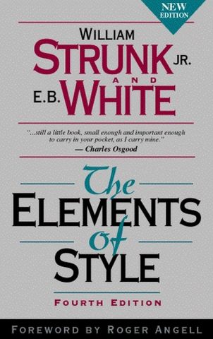 Learned about strunk and white rules