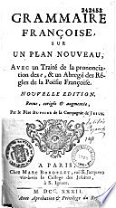 Claude Buffier, auteur d'une Grammaire lue lors des séances de l'Académie française, prône une modernisation de l'orthographe