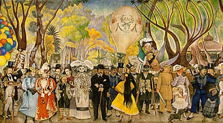 Sueño de una tarde dominical en la Alameda Central