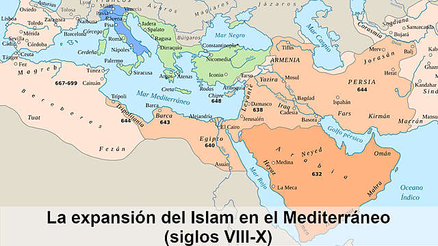 la expansion del islam