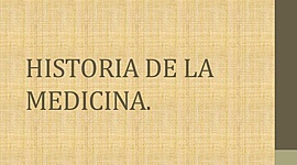 Timeline: "Historia de la medicina"