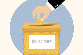 Donaciones de todo el mundo.