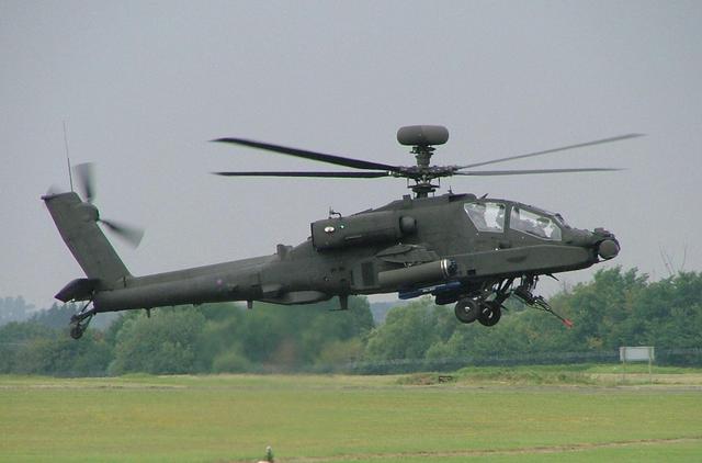 2 Apache AH1 attack helicopters delivered to Wattisham