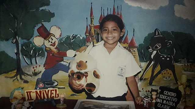 My first day in kindergarten