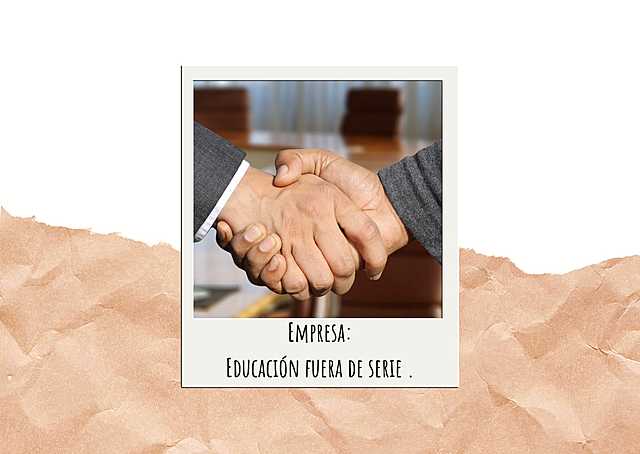 Creación de: EDUCACIÓN FUERA DE SERIE.