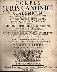 CORPUS IURIS CANONICI.