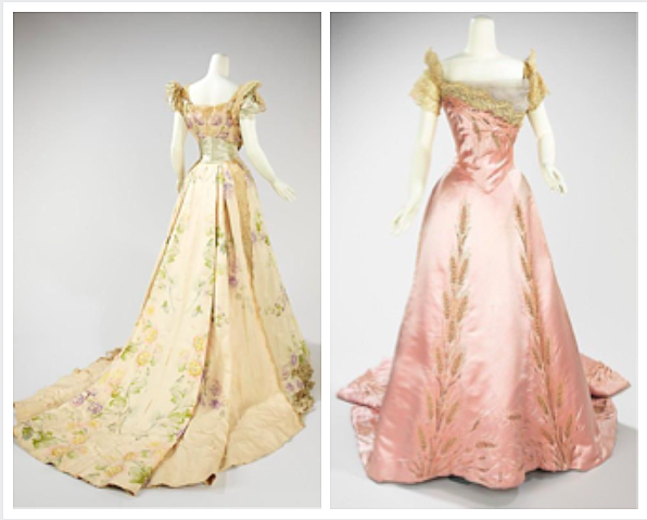 Vestido Femenino de noche (Belle Époque)