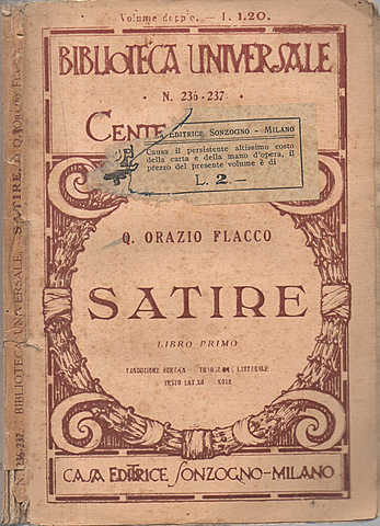 Pubblica il secondo libro di Satire e gli Epòdi