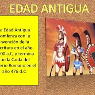 Timeline: EDAD ANTIGUA