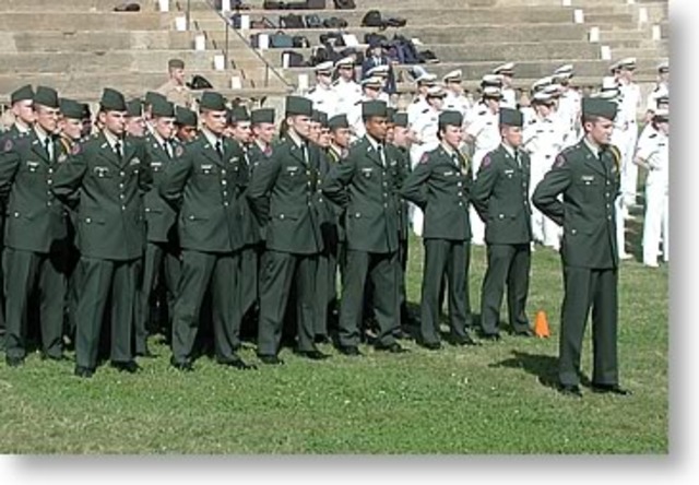 I became part of the benton cardinals rotc