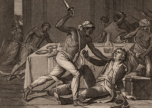 Slavarna kontrollerar ⅓ av ön.