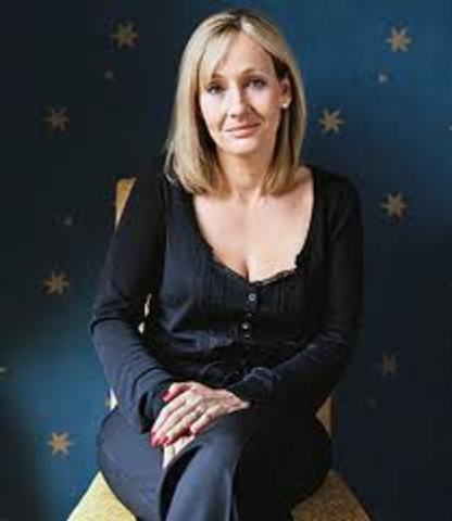 Rowling was on a four-hour-delayed train trip from Manchester to London,When she first started Harry Potter