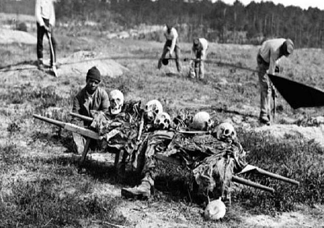 Devil's Punchbowl Held Black Union Soldiers in camps